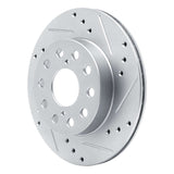 R1 Concepts 1991-1995 Toyota MR2 Rear Right Drilled & Slotted Silver Brake Rotor by R1 Concepts 631-76048R