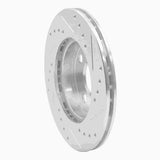 R1 Concepts 1991-1999 Toyota Tercel Front Left Drilled & Slotted Silver Brake Rotor by R1 Concepts 631-76049L