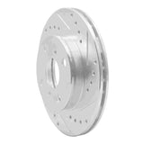 R1 Concepts 1991-1999 Toyota Tercel Front Right Drilled & Slotted Silver Brake Rotor by R1 Concepts 631-76049R