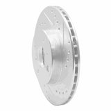 R1 Concepts 1992-1995 Toyota Paseo Front Right Drilled & Slotted Silver Brake Rotor by R1 Concepts 631-76050R