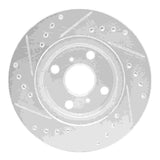 R1 Concepts 1992-1995 Toyota Paseo Front Right Drilled & Slotted Silver Brake Rotor by R1 Concepts 631-76050R