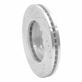 R1 Concepts 1992-2001 Toyota Camry Front Right Drilled & Slotted Silver Brake Rotor by R1 Concepts 631-76051R