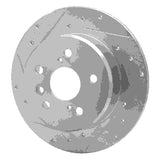 R1 Concepts 1992-2003 Lexus RX300 Rear Left Drilled & Slotted Silver Brake Rotor by R1 Concepts 631-76053L