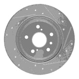 R1 Concepts 1992-2003 Lexus RX300 Rear Left Drilled & Slotted Silver Brake Rotor by R1 Concepts 631-76053L