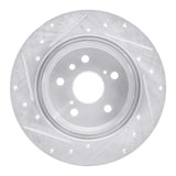 R1 Concepts 1992-2003 Lexus ES300 Rear Right Drilled & Slotted Silver Brake Rotor by R1 Concepts 631-76053R