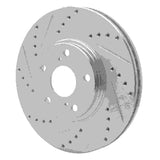 R1 Concepts 1999-2007 Lexus ES330 Front Left Drilled & Slotted Silver Brake Rotor by R1 Concepts 631-76055L