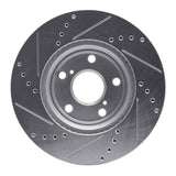R1 Concepts 1999-2007 Lexus RX300 Front Right Drilled & Slotted Silver Brake Rotor by R1 Concepts 631-76055R