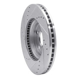 R1 Concepts 1999-2007 Lexus RX300 Front Right Drilled & Slotted Silver Brake Rotor by R1 Concepts 631-76055R