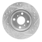 R1 Concepts 1993-2002 Chevrolet Prizm Front Left Drilled & Slotted Silver Brake Rotor by R1 Concepts 631-76056L