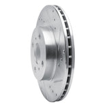 R1 Concepts 1993-2002 Chevrolet Prizm Front Right Drilled & Slotted Silver Brake Rotor by R1 Concepts 631-76056R
