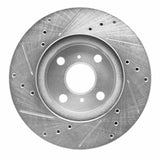 R1 Concepts 1993-2002 Chevrolet Prizm Front Right Drilled & Slotted Silver Brake Rotor by R1 Concepts 631-76056R