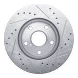 R1 Concepts 1992-1995 Toyota MR2 Front Left Drilled & Slotted Silver Brake Rotor by R1 Concepts 631-76057L