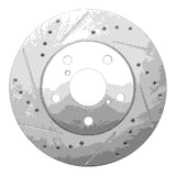 R1 Concepts 1992-1995 Toyota MR2 Front Left Drilled & Slotted Silver Brake Rotor by R1 Concepts 631-76057L