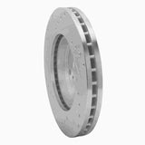 R1 Concepts 1992-1995 Toyota MR2 Front Right Drilled & Slotted Silver Brake Rotor by R1 Concepts 631-76057R