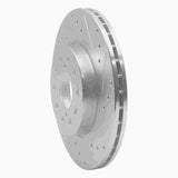 R1 Concepts 1992-1995 Toyota MR2 Rear Right Drilled & Slotted Silver Brake Rotor by R1 Concepts 631-76058R