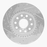 R1 Concepts 1992-1995 Toyota MR2 Rear Right Drilled & Slotted Silver Brake Rotor by R1 Concepts 631-76058R