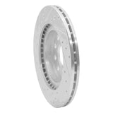 R1 Concepts 1992-1995 Toyota MR2 Rear Right Drilled & Slotted Silver Brake Rotor by R1 Concepts 631-76058R