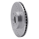 R1 Concepts 1994-1999 Toyota Celica Front Right Drilled & Slotted Silver Brake Rotor by R1 Concepts 631-76059R