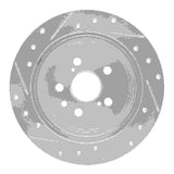 R1 Concepts 1994-1995 Toyota Celica Rear Right Drilled & Slotted Silver Brake Rotor by R1 Concepts 631-76060R