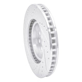 R1 Concepts 1993-1998 Toyota Supra Front Right Drilled & Slotted Silver Brake Rotor by R1 Concepts 631-76061R