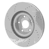R1 Concepts 1993-1998 Toyota Supra Right Front Drilled & Slotted Silver Brake Rotor by R1 Concepts 631-76063D