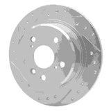 R1 Concepts 1995-1999 Toyota Avalon Rear Left Drilled & Slotted Silver Brake Rotor by R1 Concepts 631-76065L