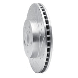 R1 Concepts 1994-2000 Toyota Celica Front Right Drilled & Slotted Silver Brake Rotor by R1 Concepts 631-76067R