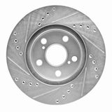 R1 Concepts 1994-2000 Toyota Celica Front Right Drilled & Slotted Silver Brake Rotor by R1 Concepts 631-76067R