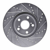 R1 Concepts 2000-2010 Pontiac Vibe Front Left Drilled & Slotted Silver Brake Rotor by R1 Concepts 631-76068L