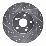 R1 Concepts 2000-2010 Pontiac Vibe Front Left Drilled & Slotted Silver Brake Rotor by R1 Concepts 631-76068L