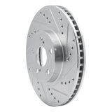 R1 Concepts 2000-2010 Pontiac Vibe Front Right Drilled & Slotted Silver Brake Rotor by R1 Concepts 631-76068R