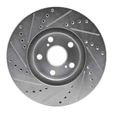 R1 Concepts 2000-2010 Pontiac Vibe Front Right Drilled & Slotted Silver Brake Rotor by R1 Concepts 631-76068R