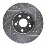 R1 Concepts 2000-2010 Pontiac Vibe Front Right Drilled & Slotted Silver Brake Rotor by R1 Concepts 631-76068R