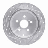 R1 Concepts 2000-2010 Pontiac Vibe Rear Right Drilled & Slotted Silver Brake Rotor by R1 Concepts 631-76069R