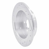 R1 Concepts 2000-2010 Pontiac Vibe Rear Right Drilled & Slotted Silver Brake Rotor by R1 Concepts 631-76069R