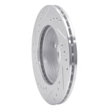 R1 Concepts 1999-2005 Toyota Yaris (Mexico) Front Right Drilled & Slotted Silver Brake Rotor by R1 Concepts 631-76070R