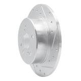 R1 Concepts 2000-2004 Toyota Avalon Rear Right Drilled & Slotted Silver Brake Rotor by R1 Concepts 631-76071R
