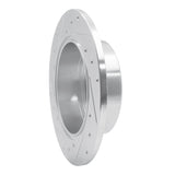 R1 Concepts 2000-2004 Toyota Avalon Rear Right Drilled & Slotted Silver Brake Rotor by R1 Concepts 631-76071R