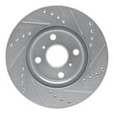 R1 Concepts 2000-2005 Toyota MR2 Spyder Front Left Drilled & Slotted Silver Brake Rotor by R1 Concepts 631-76072L