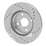 R1 Concepts 2000-2005 Toyota MR2 Spyder Front Left Drilled & Slotted Silver Brake Rotor by R1 Concepts 631-76072L