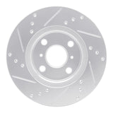R1 Concepts 2000-2005 Toyota MR2 Spyder Front Right Drilled & Slotted Silver Brake Rotor by R1 Concepts 631-76072R