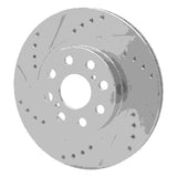 R1 Concepts 2000-2005 Toyota MR2 Spyder Rear Left Drilled & Slotted Silver Brake Rotor by R1 Concepts 631-76073L