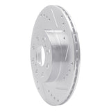 R1 Concepts 2000-2005 Toyota MR2 Spyder Rear Right Drilled & Slotted Silver Brake Rotor by R1 Concepts 631-76073R