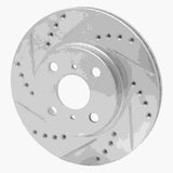 R1 Concepts 2001-2003 Toyota Prius Front Left Drilled & Slotted Silver Brake Rotor by R1 Concepts 631-76074L