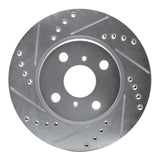 R1 Concepts 2001-2003 Toyota Prius Front Left Drilled & Slotted Silver Brake Rotor by R1 Concepts 631-76074L