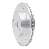 R1 Concepts 2001-2003 Toyota Prius Front Right Drilled & Slotted Silver Brake Rotor by R1 Concepts 631-76074R
