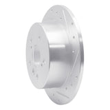 Dynamic Friction 2007-2012 Lexus ES350 Rear Right Drilled & Slotted Silver Brake Rotor by Dynamic Friction Company 631-76079R