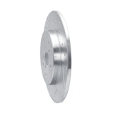 Dynamic Friction 2008-2018 Pontiac Vibe Rear Left Drilled & Slotted Silver Brake Rotor by Dynamic Friction Company 631-76082L