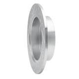 Dynamic Friction 2009-2013 Pontiac Vibe Rear Right Drilled & Slotted Silver Brake Rotor by Dynamic Friction Company 631-76084R