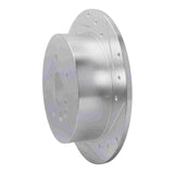 Dynamic Friction 2009-2015 Toyota Venza Rear Right Drilled & Slotted Silver Brake Rotor by Dynamic Friction Company 631-76086R